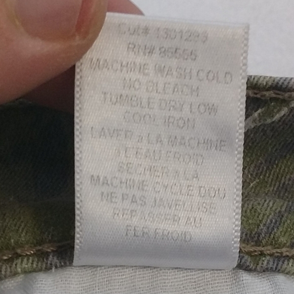 Free People Green Arrow Print Skinny Jeans - Picture 7 of 9